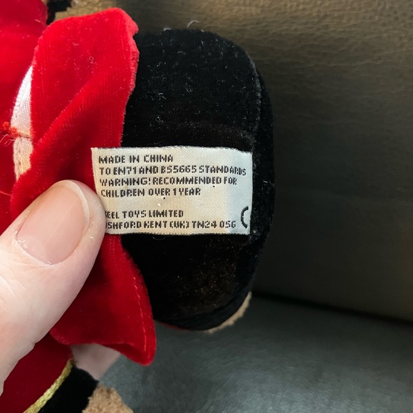 Keel Toys 2003 Stuffed Bear British Royal Guard  in Red Uniform & Hat 8.5" Tall - Picture 6 of 6